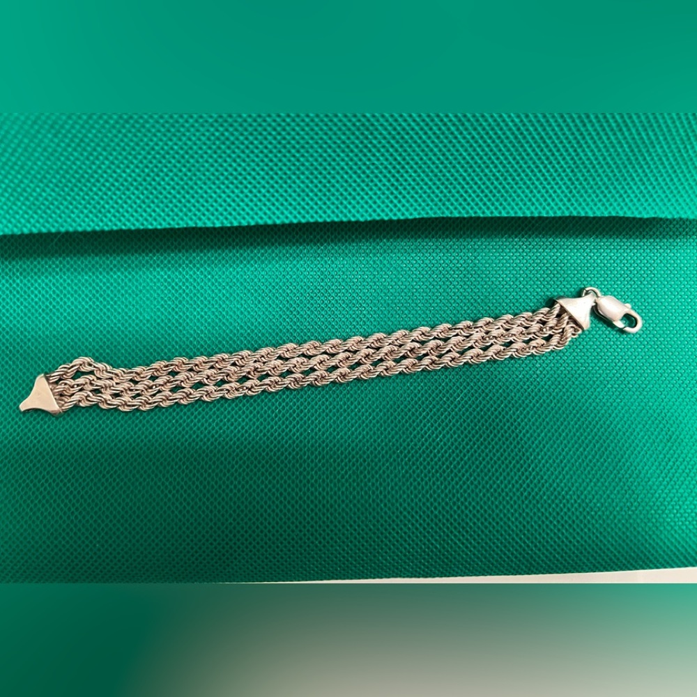 .925 Sterling Silver lightweight bracelet